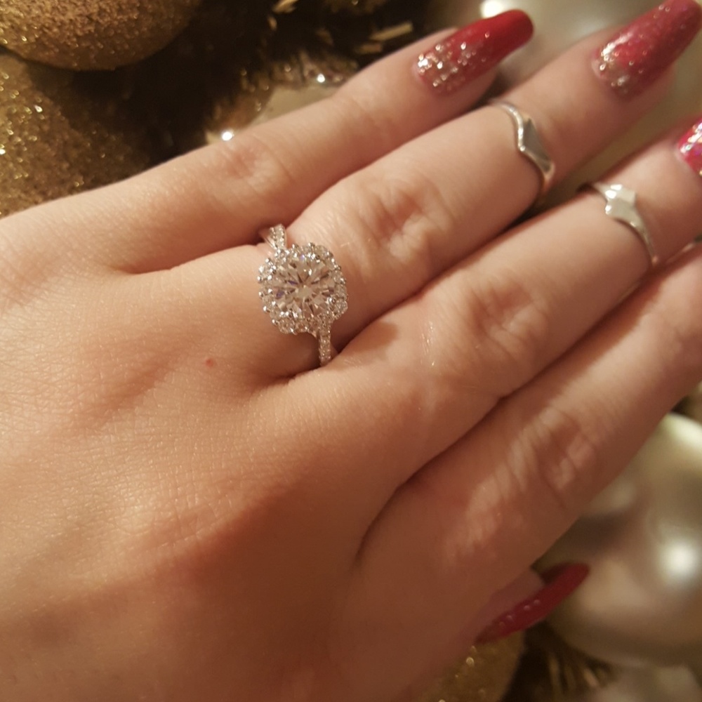 Swarovski sterling silver ring